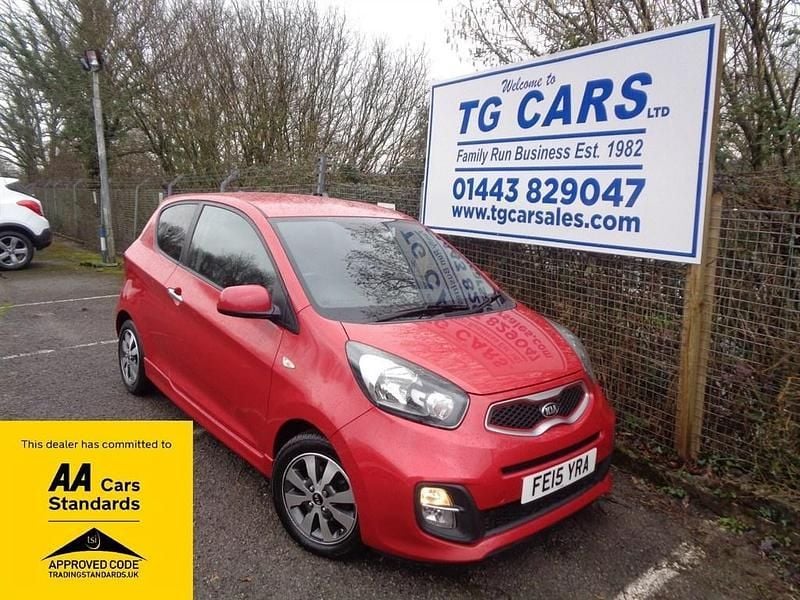 Red Used 2015 Kia Picanto 2 Hatchback | £3,995 (Fair price) - Image 1/4