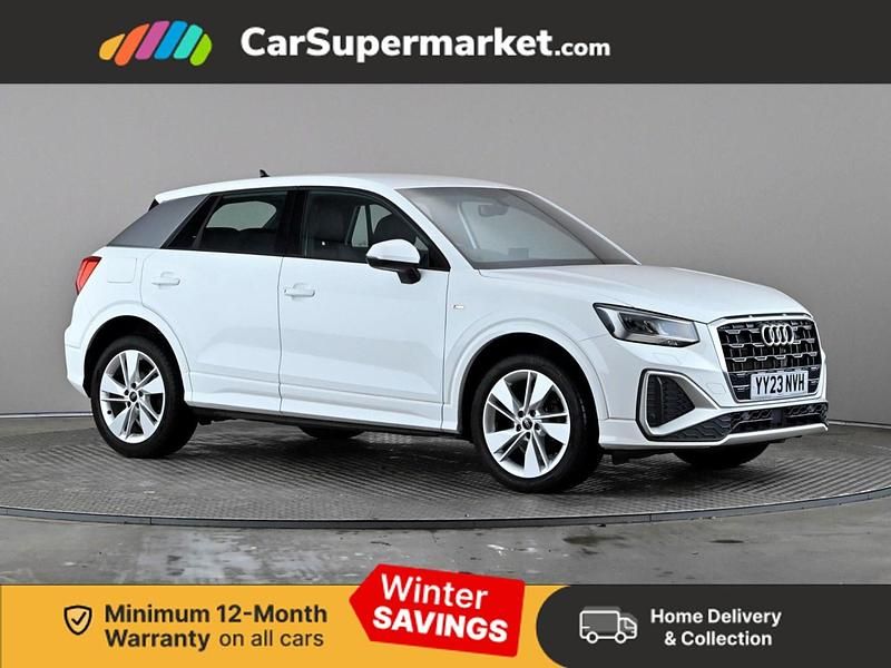 White Used 2023 Audi Q2 S-Line SUV | £21,197 (Fair price) - Image 1/3