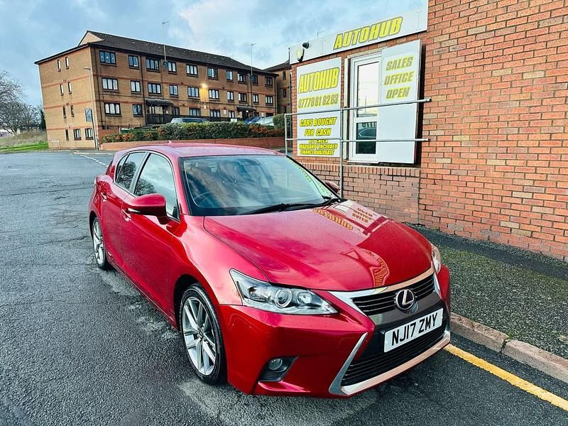 Red Used 2017 Lexus CT200h Executive Line Hatchback | £11,495 (Expensive) - Image 1/4