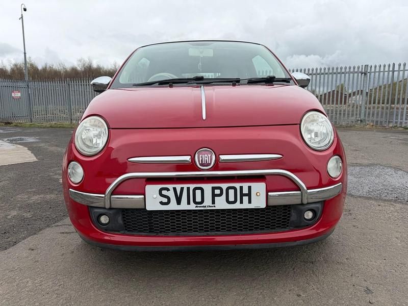 Used Fiat 500 Lounge 2010 Red Cabriolet