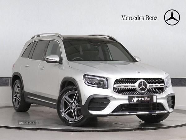 Silver Used 2021 Mercedes GLB220 AMG line SUV | £27,495 (Fair price) - Image 1/4