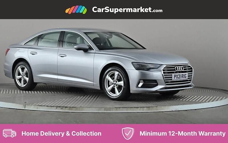 Silver Used 2021 Audi A6 Sport Sedan | £20,497 (Super price) - Image 1/4