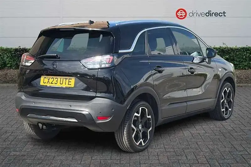Used Vauxhall Crossland Ultimate 110 HP (80 kW) 2023 Black SUV