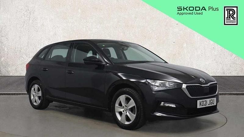Black Used 2021 Skoda Scala SE Hatchback | £12,892 (Fair price) - Image 1/3