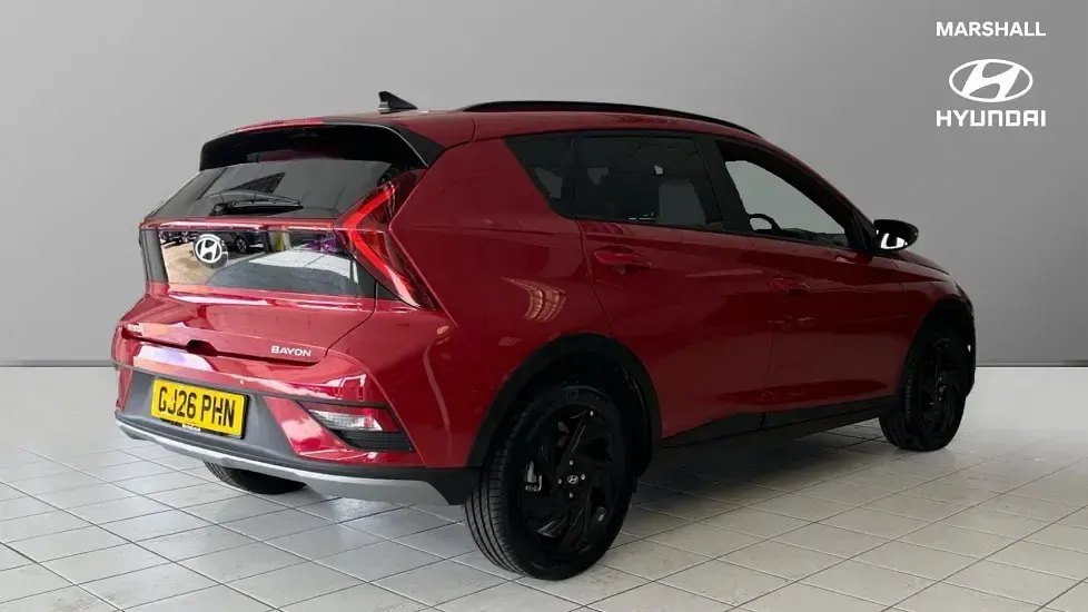 New Hyundai Bayon Blackline 90 HP (66 kW) 2026 Dragon red SUV