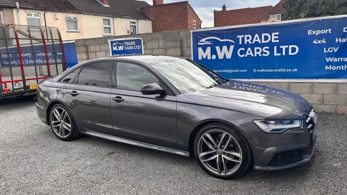 Used Audi A6 Black Edition 190 HP (139 kW) 2017 Grey Sedan