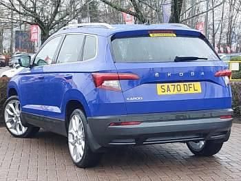 Used Skoda Karoq SE L 116 HP (85 kW) 2020 Blue SUV