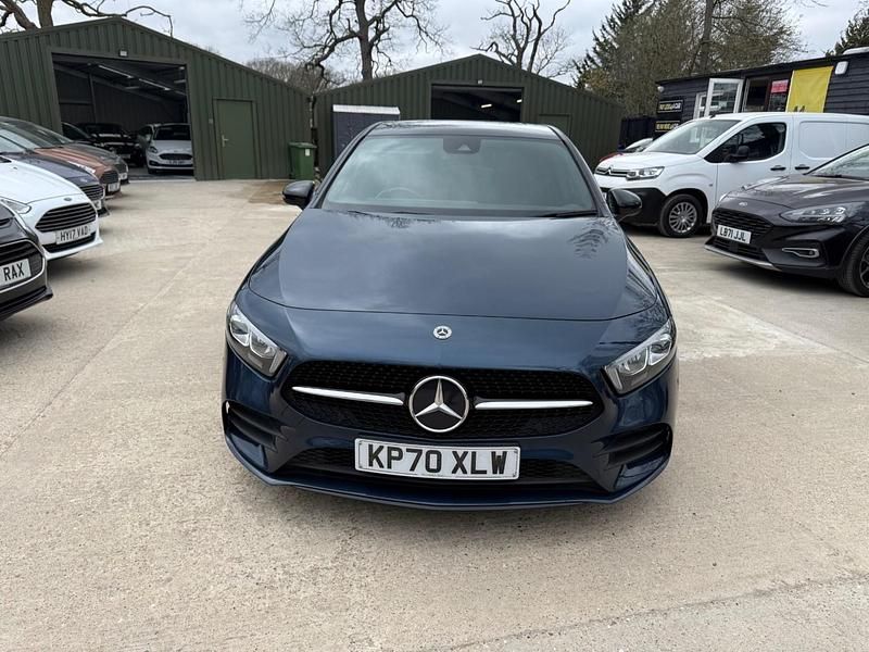 Used Mercedes A200 Exclusive 150 HP (110 kW) 2021 Blue Hatchback