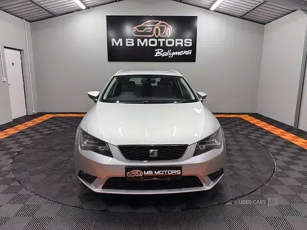 Used Seat Leon SE 110 HP (80 kW) 2016 Silver Estate