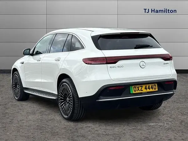 Used Mercedes EQC400 AMG Line Premium 300 kW (408 HP) 2020 White SUV