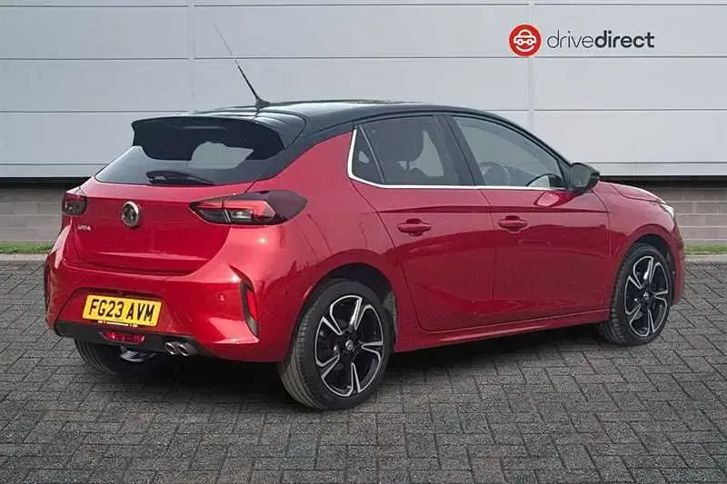 Used Vauxhall Corsa Ultimate 130 HP (95 kW) 2023 Red Hatchback