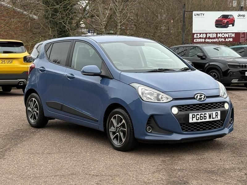 Blue Used 2017 Hyundai i10 Premium Hatchback | £8,795 (Good price) - Image 1/4