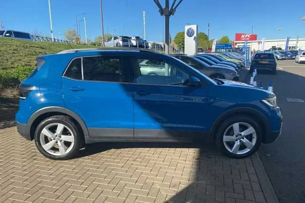 Usado VW T-Cross SEL 115 HP (84 kW) 2019 Azul SUV