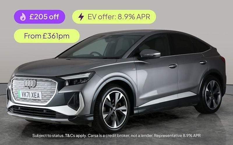 Used 2023 Audi Q4 Sportback e-tron S-Line SUV | £22,670 (Super price) - Image 1/2