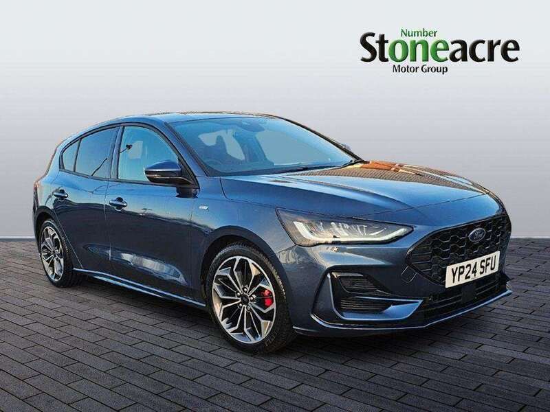 Blue Used 2024 Ford Focus ST-Line X Hatchback | £20,590 (A bit pricey) - Image 1/2
