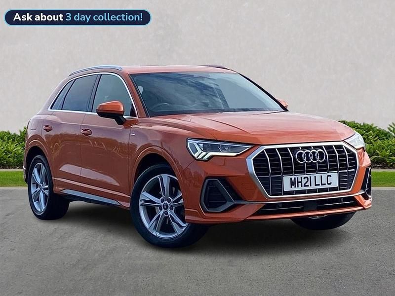Used Audi Q3 S-Line 150 HP (110 kW) 2021 Orange SUV