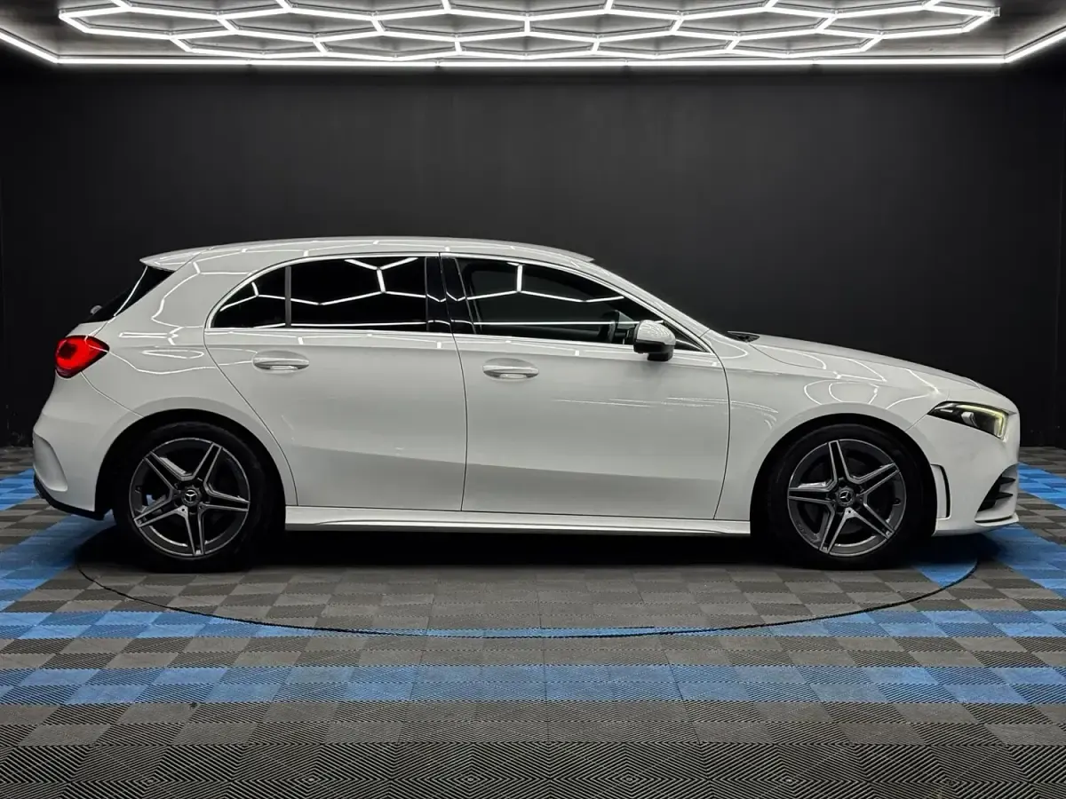 Used Mercedes A220 AMG line 2019 White Hatchback
