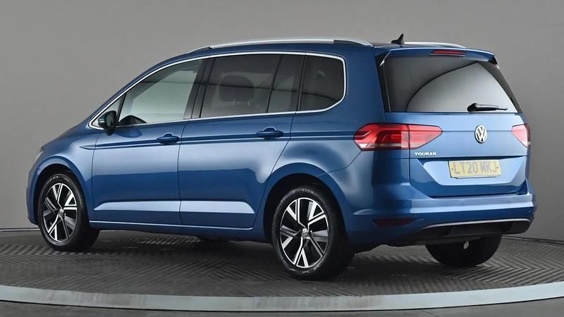 Used VW Touran SEL 150 HP (110 kW) 2020 Blue MPV