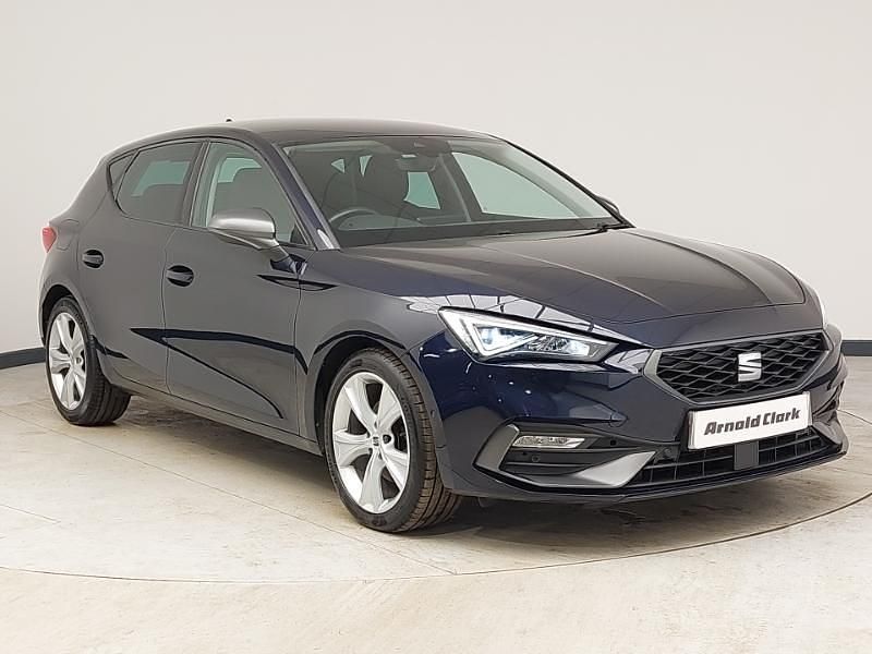 Used Seat Leon FR 150 HP (110 kW) 2022 Blue Hatchback