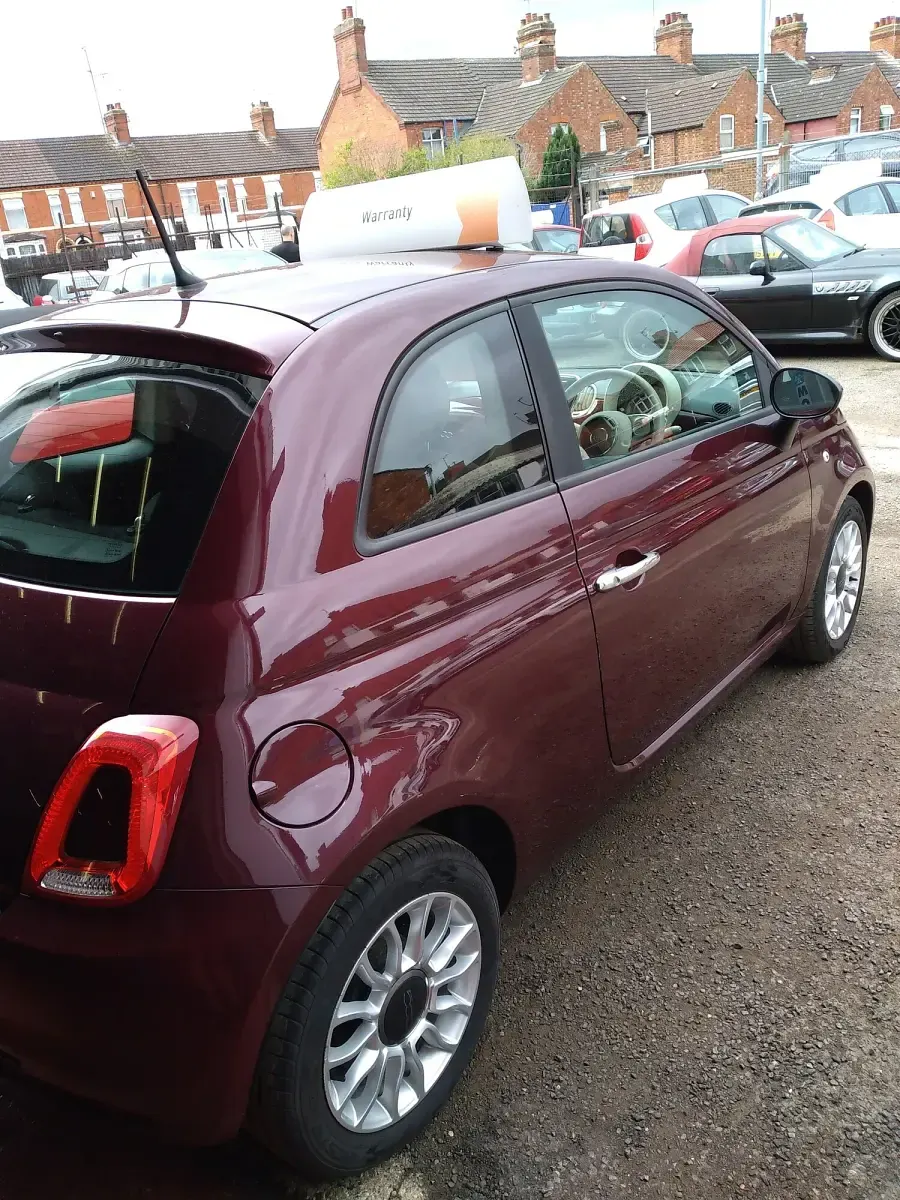 Used Fiat 500 Pop Star 69 HP (50 kW) 2016 Red Hatchback