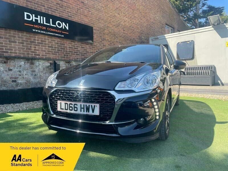 Black Used 2016 DS Automobiles DS3 Elegance Hatchback | £4,995 (Fair price) - Image 1/4