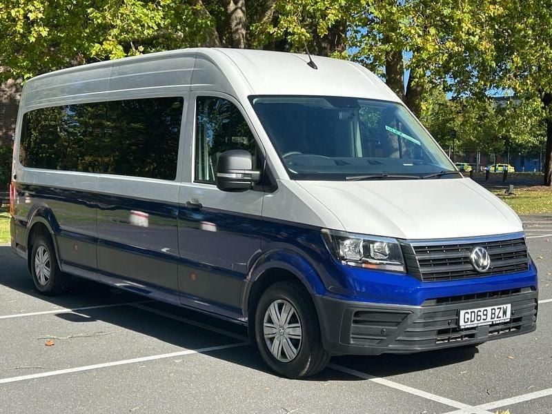 Used VW Crafter 140 HP (102 kW) 2019 White blue Van