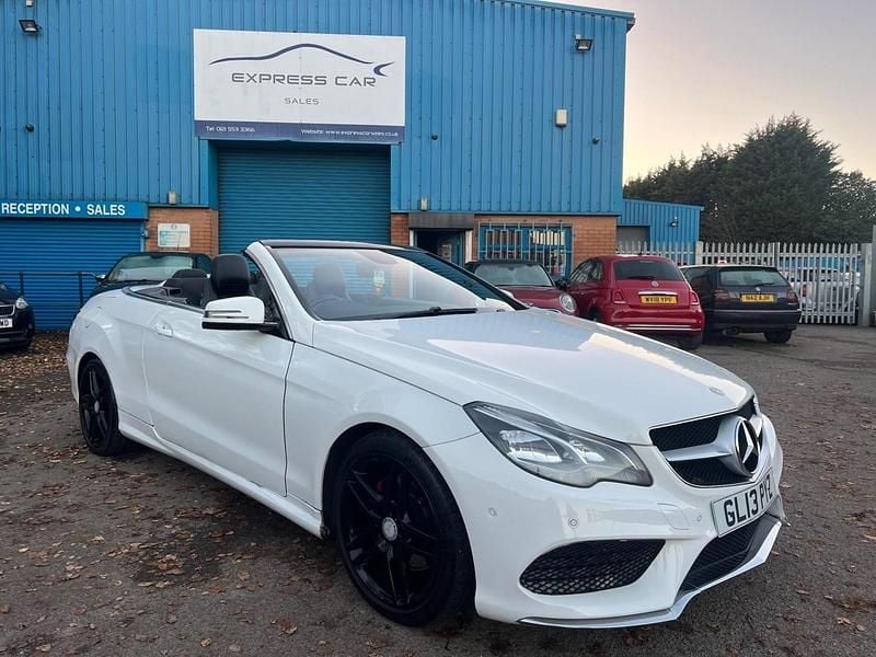 White Used 2013 Mercedes E250 AMG Cabriolet | £5,475 (Good price) - Image 1/4