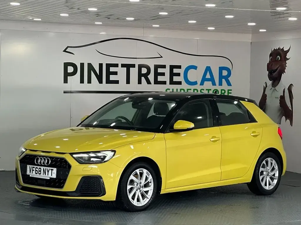 Used Audi A1 Sportback Sport 116 HP (85 kW) 2019 Yellow Hatchback