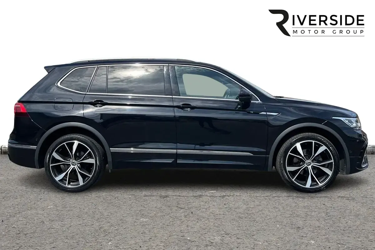 Used VW Tiguan Allspace R-line 150 HP (110 kW) 2022 Black SUV