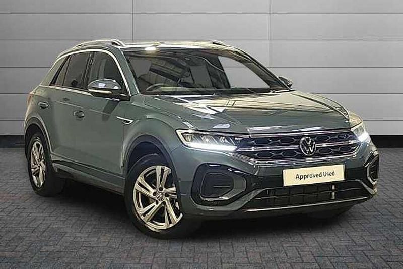 Blue Used 2025 VW T-Roc R-line SUV | £27,050 (A bit pricey) - Image 1/4