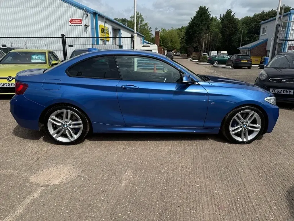 Used BMW 218 M Sport 136 HP (100 kW) 2016 Blue Coupe