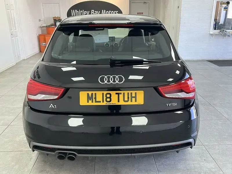 Used Audi A1 S-Line 125 HP (91 kW) 2018 Black Hatchback