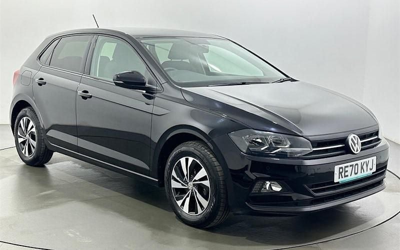 Used VW Polo Match 95 HP (69 kW) 2020 Black Hatchback