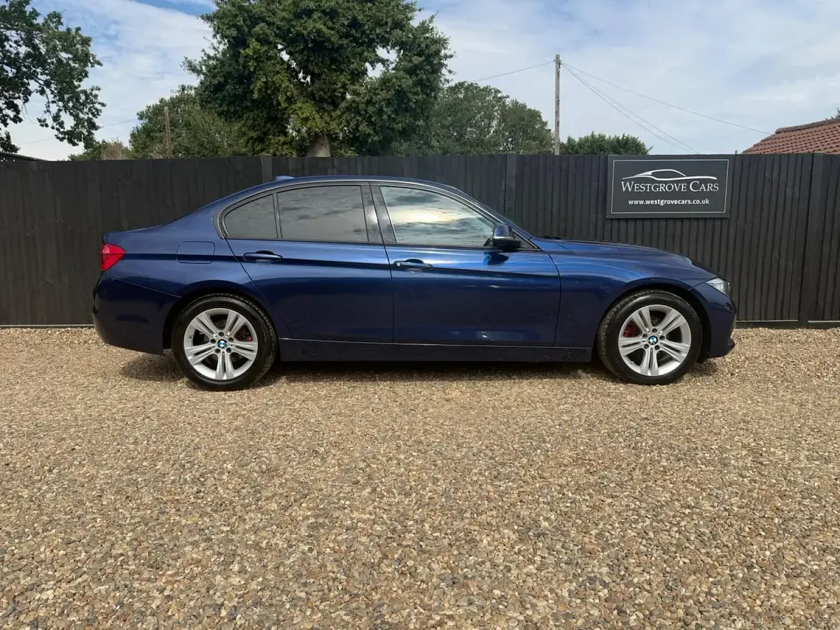 Used BMW 320 Sport Line 2016 Blue Sedan