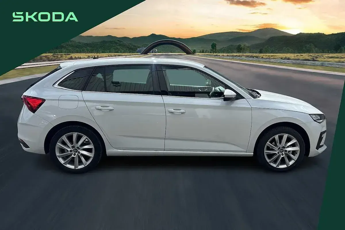 Used Skoda Scala SE L 150 HP (110 kW) 2025 White Hatchback