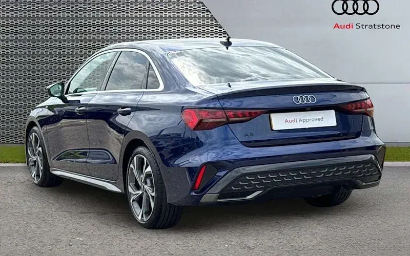 Used Audi A3 S-Line 150 HP (110 kW) 2025 Blue Sedan