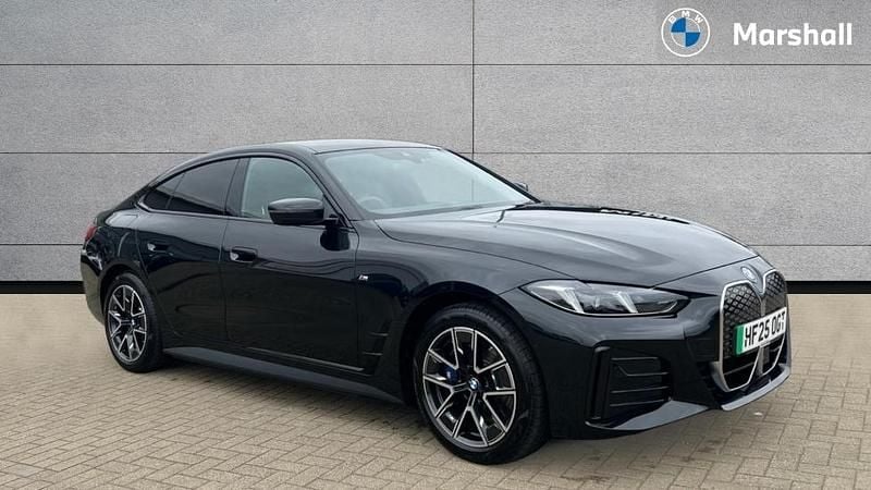 Black Used 2025 BMW i4 M Sport Sedan | £41,736 (Fair price) - Image 1/4