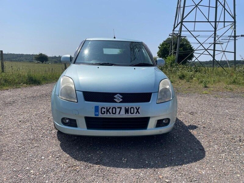 Blue Used 2007 Suzuki Swift GLX Hatchback | £1,375 (Good price) - Image 1/4