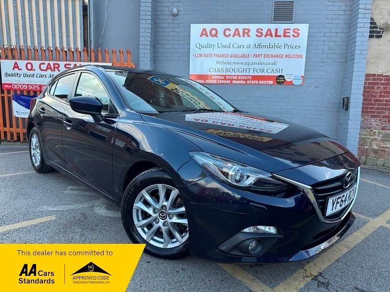 Begagnad Mazda 3 2014 Blå Halvkombi