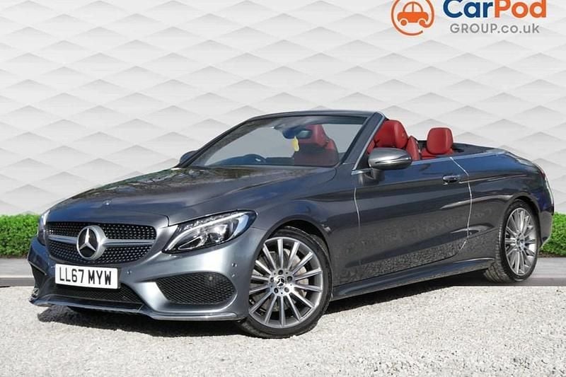 Used Mercedes C250 AMG Line Premium Plus 2017 Grey Cabriolet