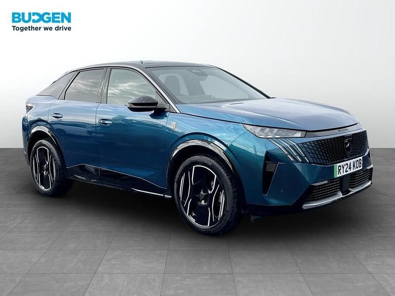 Blue Used 2024 Peugeot e-3008 GTi SUV | £23,900 (Expensive) - Image 1/4