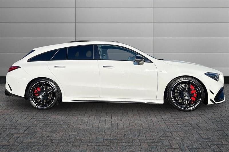 Used Mercedes CLA45 AMG 421 HP (309 kW) 2024 Polar white Estate