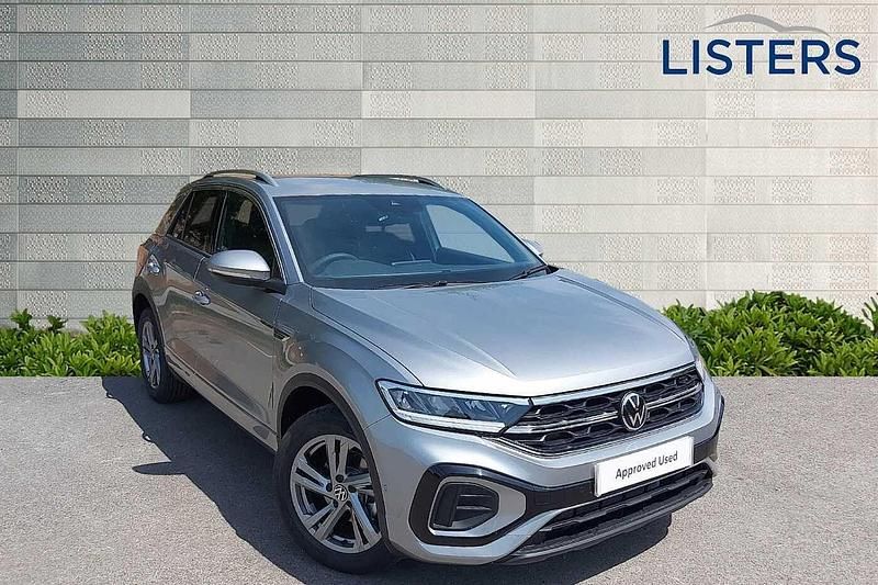 Pyrite silver New 2025 VW T-Roc R-line SUV | £33,990 (Expensive) - Image 1/4