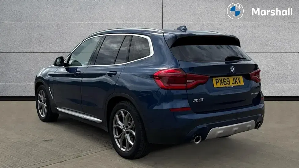 Used BMW X3 xLine 190 HP (139 kW) 2019 Phytonic blue metallic paint SUV
