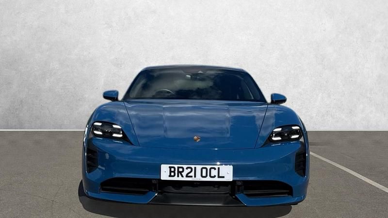 Used Porsche Taycan 500 kW (680 HP) 2021 Blue Sedan