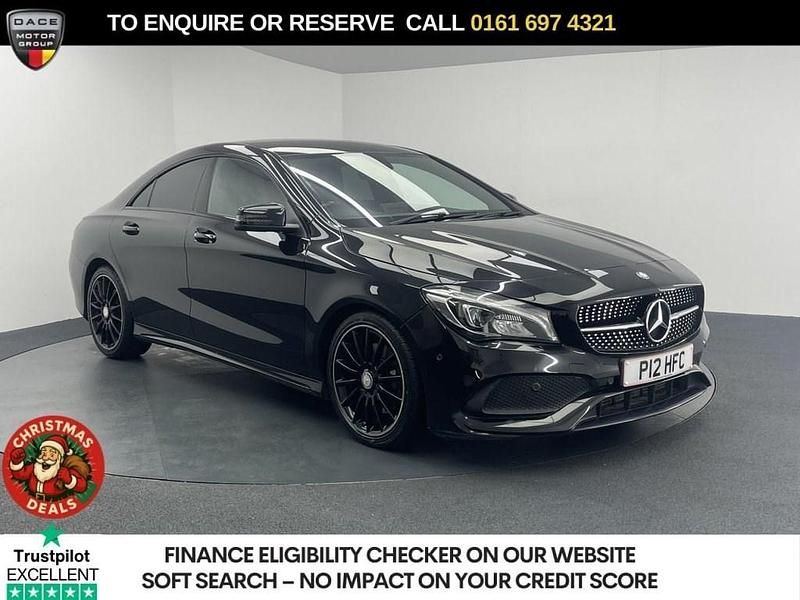Black Used 2017 Mercedes CLA220 AMG line Sedan | £13,470 (Fair price) - Image 1/3