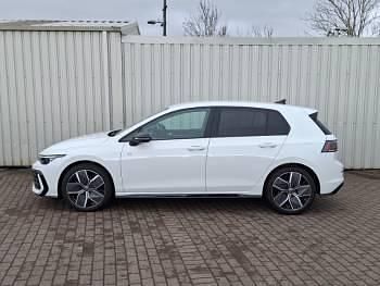 New VW Golf VIII Black Edition 150 HP (110 kW) 2025 White Hatchback