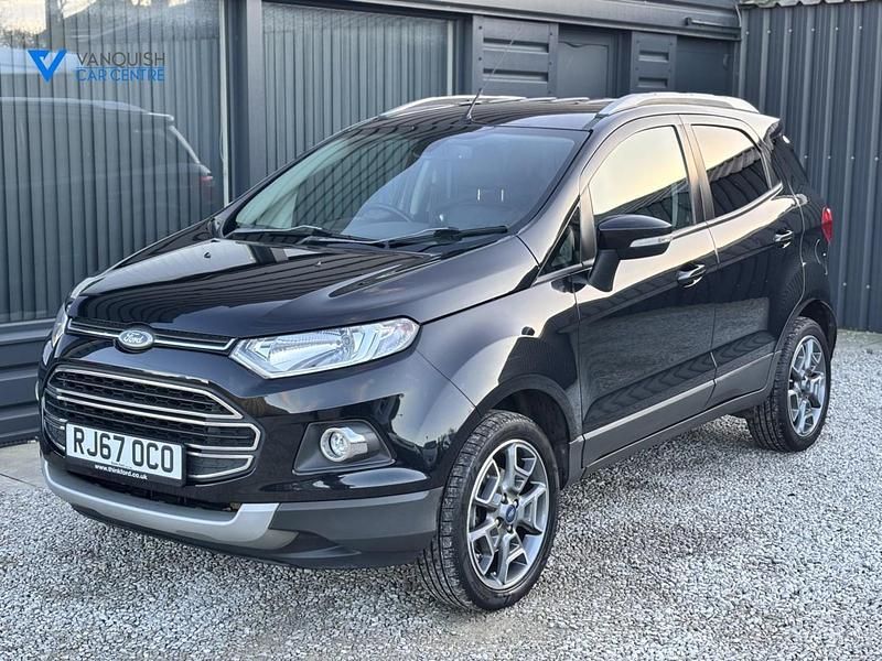 Black Used 2017 Ford Ecosport Titanium SUV | £7,395 (Expensive) - Image 1/4