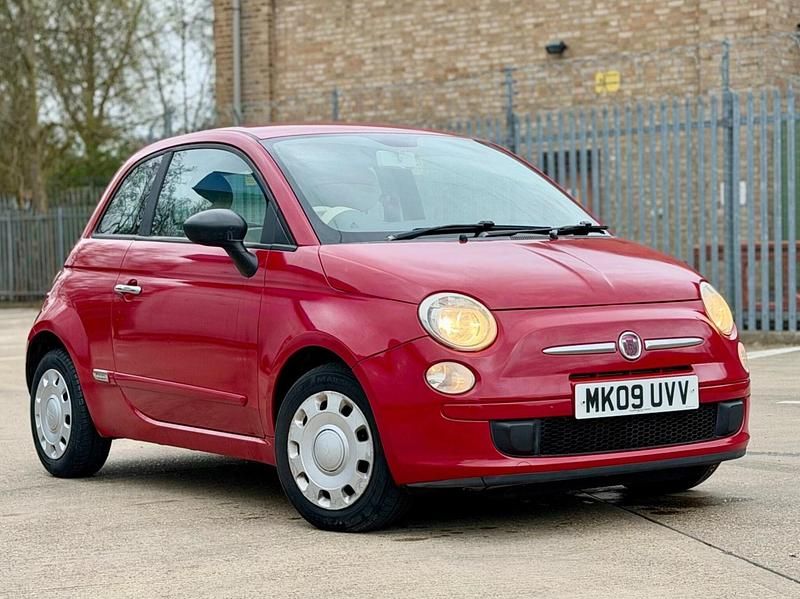 Used Fiat 500 Pop 69 HP (50 kW) 2009 Red Cabriolet