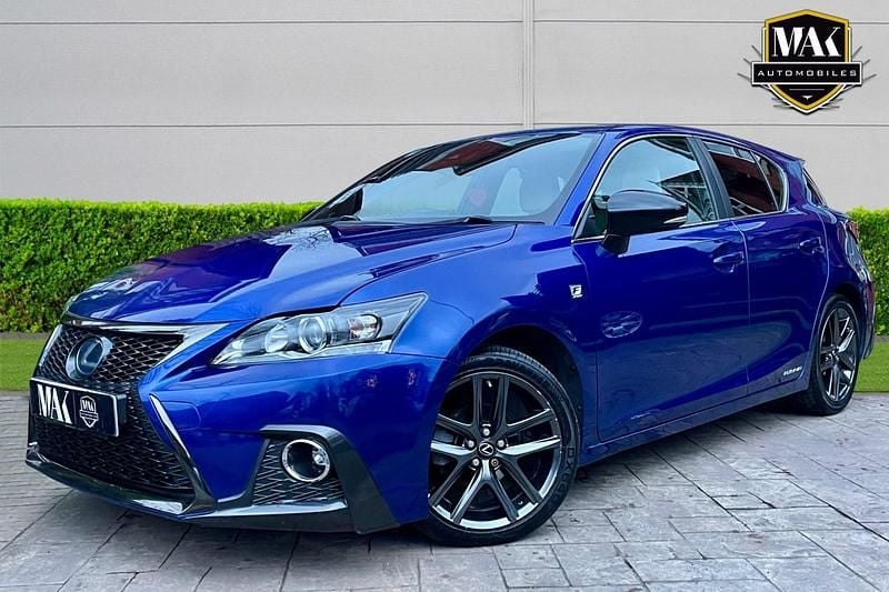 Used Lexus CT200h Sport Line 2018 Blue Hatchback